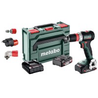 Metabo BS 18 L BL Q Brushless Drill Driver Pro Pack, 2 x 18V 2.0Ah Li-ion, SC 36 Charger, metaBOX 145 + Attachments £219.95